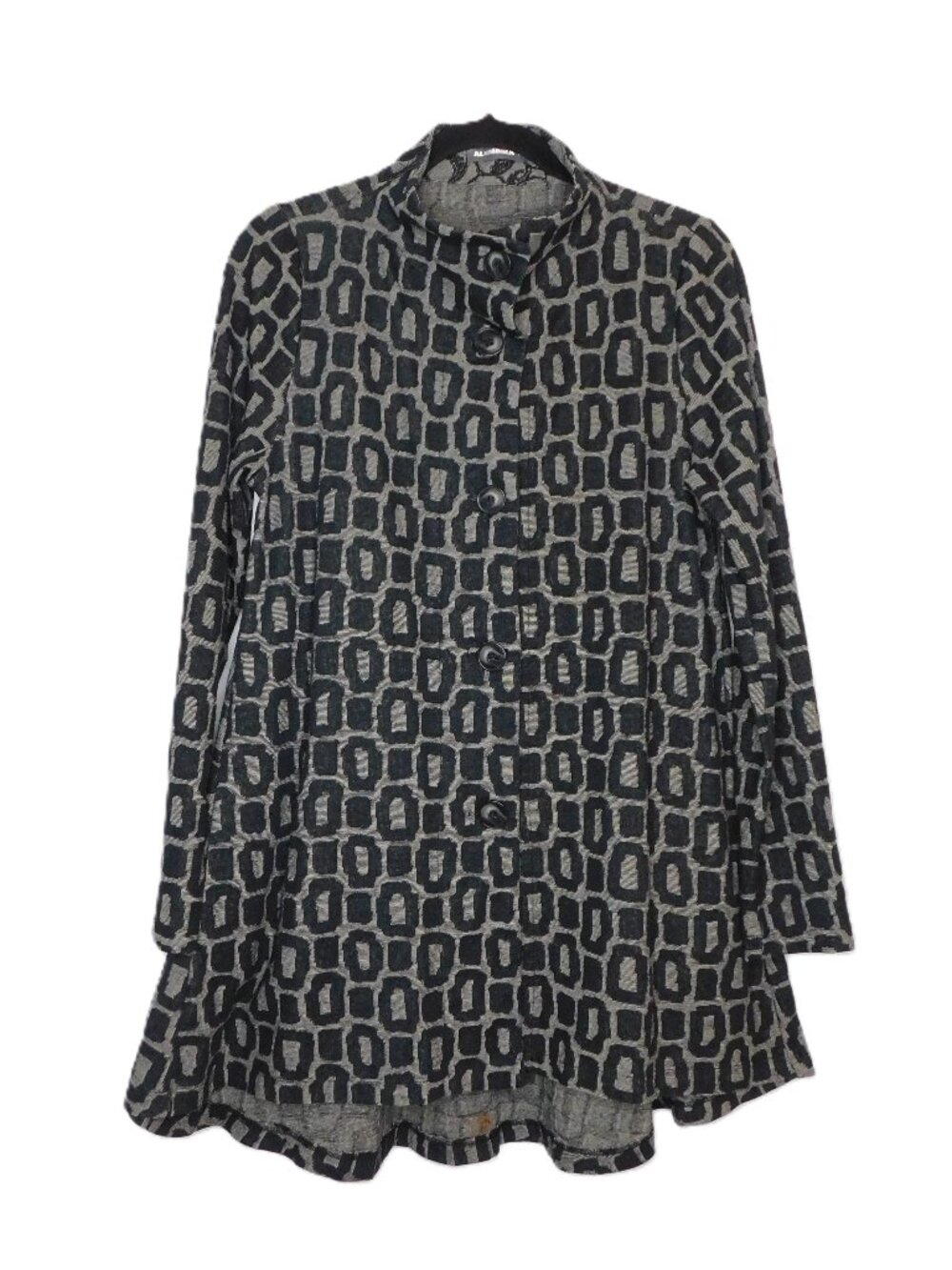 Alembika Boutique Hi Lo Jacket in Stone | Lagenlook | EUC | Size 3 / 10-12